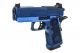 EMG Staccato Licensed CS 2011 Master Grip Hi-Capa GBB Pistol Airsoft ( by SAVIA ) ( Blue ) 