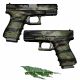 Gunskins Pistol Skin Camouflage Wrap-Vietnam Tiger Stripe