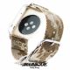 JK UNIQUE CAMO NYLON Apple Watch Strap 42mm Silver Buckle - AOR1 ( Digital Desert )