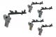 LAI GUNS Straight Trigger Set For Umarex / VFC Walther PDP GBBP ( Grey ) 