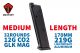 MAXTACT GMG-17 32 Rounds Lightweight Aluminum Extended Self Regulated Co2 Magazine For Marui TM G Model / AAP-01 / TP22 GBBP Series ( Medium Length ) ( 12g Co2 Cartridge Ver. )