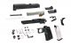 EMG Licensed CNC Steel Staccato C ( RMR Version ) Slide & Frame Kit For Marui TM Hi-Capa GBBP Series