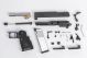 EMG Licensed CNC Steel Staccato C ( RMR Version ) Slide & Frame Kit For Marui TM Hi-Capa GBBP Series