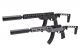 SEAL Airsoft KC02 B-TM Folding Stock GBB Rifle Airsoft ( With Barrel Extension ) 