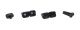 SLR Airsoftworks M4 Rails Wedge Set ( Black )