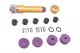 T8 Roller Buffer With Counter Weight Set For Marui TM MWS GBBR Series 
