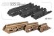 Ultima Industries G36 Modern Style HKey Tactical Handguard Rail For Umarex / VFC G36 GBB ( Black / RAL8000 )