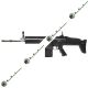 WE SCA Heavy Airsoft GBB Rifle  ( BK ) ( MK17 )