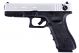 WE Model 18C G3 Metal Slide GBB Pistol ( SV ) ( SV Metal Slide, Black Frame )