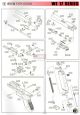 WE G Model 17 Gen3 Series GBB Pistol Airsoft Explosion Parts ( Original )
