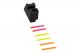WII TECH Aluminum Fiber Optic High Rear Sight For Marui TM G17 Gen5 MOS GBBP