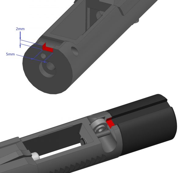 OMG GEN 3M AR Folding Stock Adapter for TM MWS / VFC AR GBBR Airsoft Type (  Steel