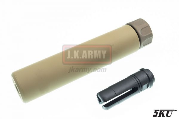 5KU SOCOM 556 MG Dummy Suppressor / Barrel Extension 14mm