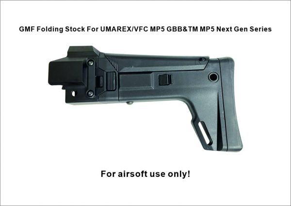 Bow Master GMF Folding Stock For UMAREX / VFC HK53 MP5 GBB & Marui TM MP5A5  Next