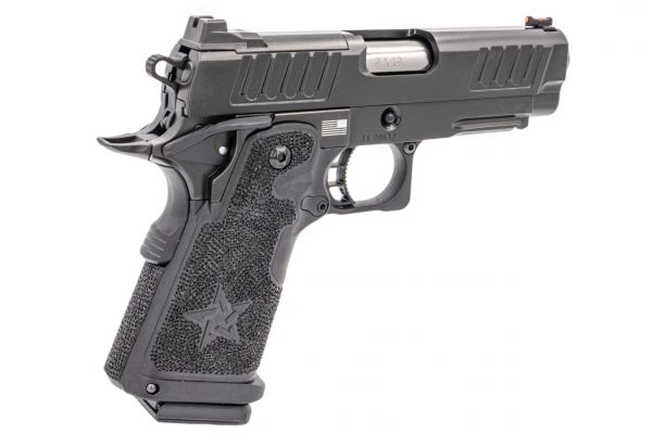 ARMY R612 Staccato C2 2011 Style Star Stippling Grip Ver. Hi-Capa GBB  Pistol Airsoft ( Black )