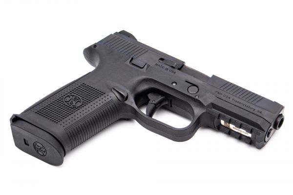 Cybergun / VFC FNS-9 Steel Slide GBB Pistol ( Black / Sivler