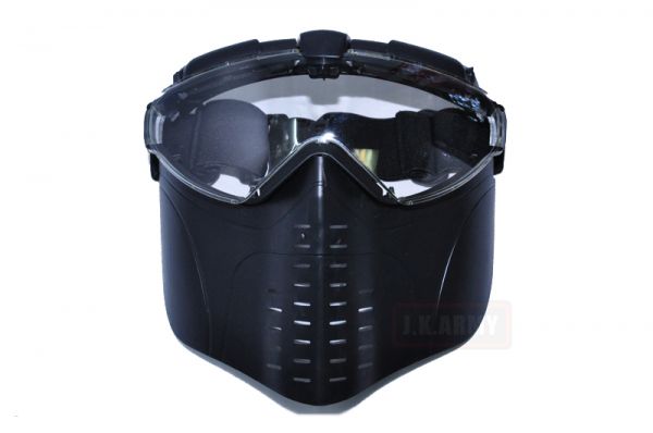 Electric Full Face Goggle Mask with Fan ( BK )