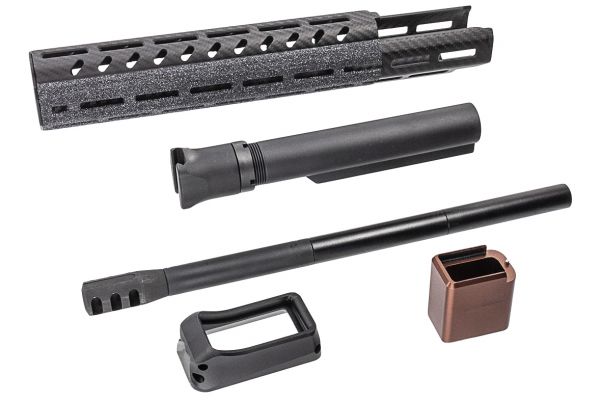 FCW MPX Carbine 14 Carbon Fiber Handguard Rail Conversion Full