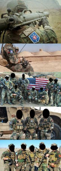 FFI - MARINE RAIDERS Blue x White Type Patch ( MARSOC