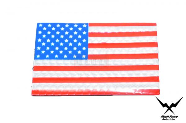 4 USA Multi-colored Tactical Gear American Flag Velcro Patches