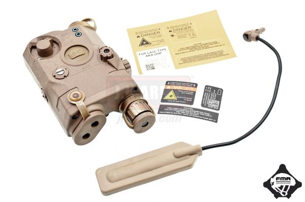 FMA LAB PEQ15 LA5-C Red Laser w/ IR Lenses Airsoft Toy ( DE