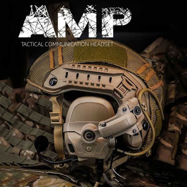 FMA FCS AMP Style Noise Reduction Headset DE