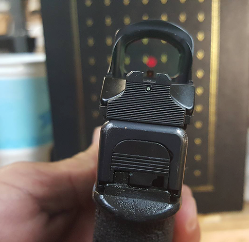 HOLOSUN HS507C Pistol Optic Mini Circle Dot Solar Power Open