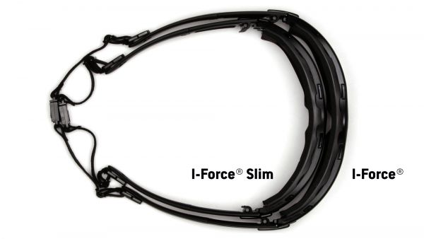 Pyramex I-Force Slim Safety Goggle Gray Dual Anti-Fog Lens
