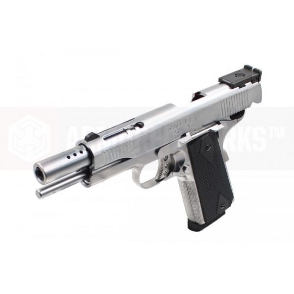 格安人気 AW Custom™ ) Silver ( Pistol Airsoft GBB Style V12 1911 NE1201 シューズ