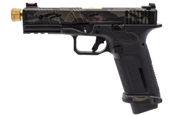 RWC Agency Arms EXA with 917 Threaded Outer Barrel GBB Pistol ( RONIN Gold  Barrel Edition ) ( VFC