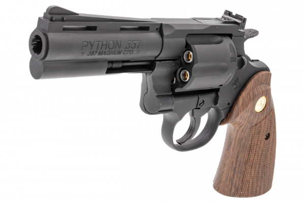 King Arms COLT Python .357 4 Colt Magnum Gas Revolver ( Black )