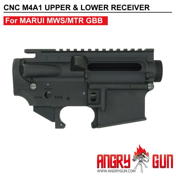 Angry Gun CNC Lower Receiver for Marui TM MWS / MTR GBB ( MK18 MOD 0 /  M16A1 MK12 ) ( Colt Licensed w/ Roll Marking Press )