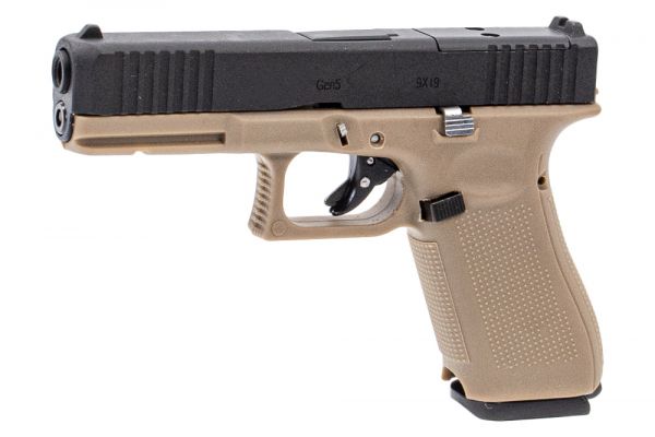 SLR Airsoft Slide with UMAREX Glock 19 Gen 3 GBB Pistol ( RMR Pre Cut ) (  Black ) ( JKA Custom )