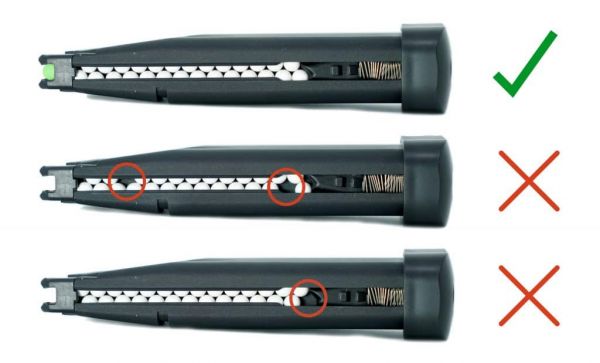 NOVRITSCH 31Rounds Gas Magazine V1 for SSP2 GBB Pistol