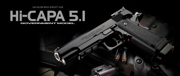 Tokyo Marui Hi Capa 5.1 Green Gas Airsoft Pistol | RedWolf
