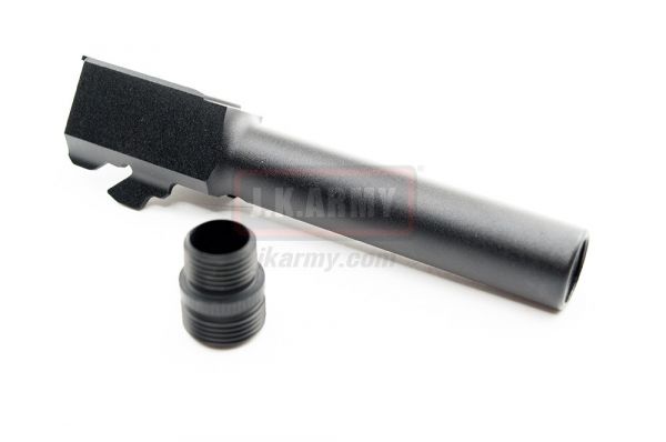 Pro-Arms Airsoft Aluminum 14mm CCW Threaded Outer Barrel for UMAREX Glock 19  Gen3 / Elite Force