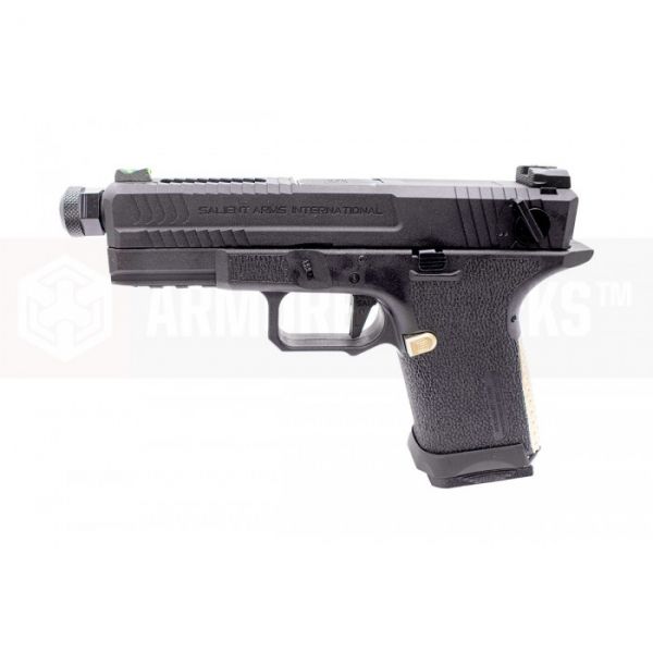 EMG SAI BLU Compact Model 19 GBB Pistol Airsoft ( Full Auto / Aluminum /  Green Gas Type ) ( Black