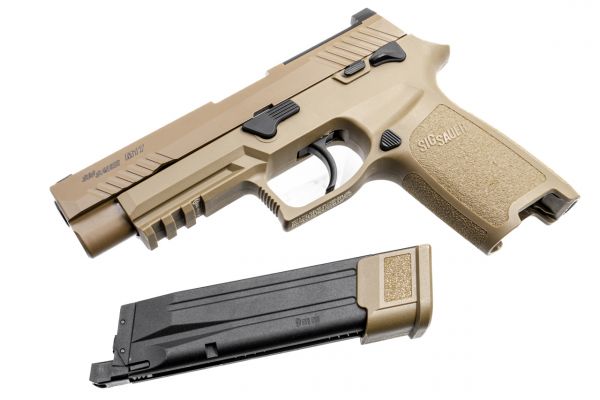 SIG AIR P320 M17 6mm Co2 Version GBB Pistol ( Tan ) ( Licensed by SIG Sauer  ) ( by VFC )