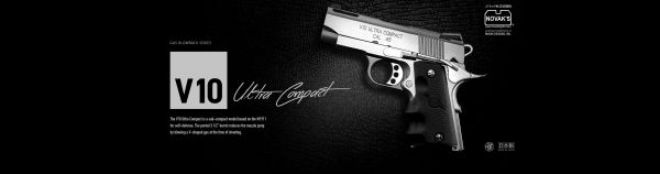 V10 Ultra Compact Black Gas Blowback Pistol | Tokyo Marui
