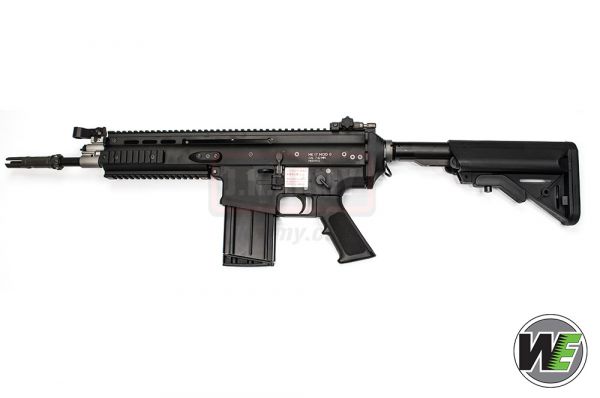 WE SCA-H Mk17 GBBR w/ M4 Stock ( BK )