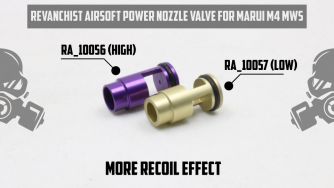Revanchist Power Nozzle Valve ( Low ) For Marui M4 MWS ( TM MWS )