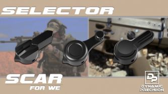 Dynamic Precision Aluminum Selector for WE SCAR (Type B BK )