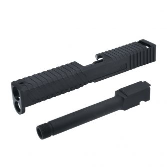 Jagerwerks JW F9 Slide for Umarex Glock17 Gen 4 GBB Pistol ( Black )
