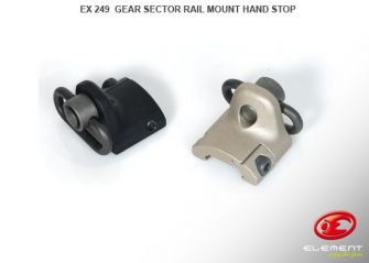 Element GS Style Rail Mount Hand Stop (Black)