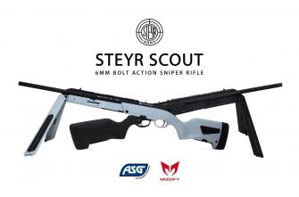 Modify Steyr Scout Airsoft Bolt Action Sniper Rifle