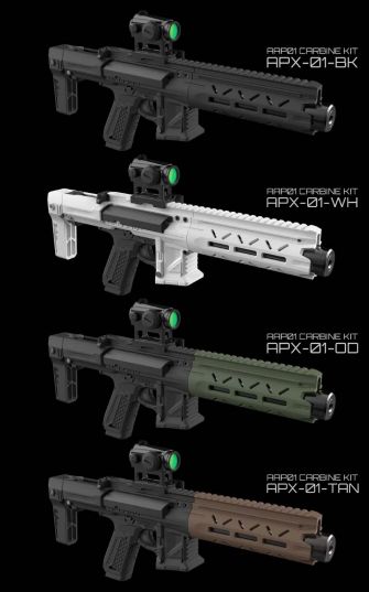 SRU AAP01 Carbine Kit ( AAP-01 ) ( Black / White / Olive Drab / Tan )