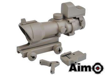 AIM-O ACOG 4x32 Scope with Mini Red Dot ( DE )