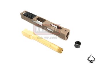 Ace One Arms FI Style MARK 2 Slide Set Standard Ver. For Marui / WE G Series ( FDE ) ( G Model )
