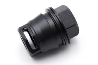 ARTISAN Taper-Lok Muzzle Brake Flash Hider for Airsoft MCX QD Silencer ( Black ) ( QPQ )