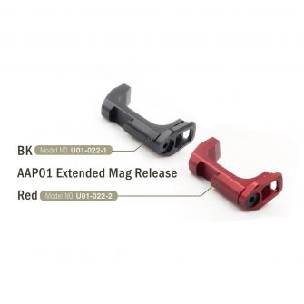 Action Army AAP01 Extended Mag Release ( Black / Red ) ( AAP-01 )